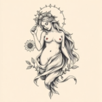 Top View Persephone Tattoo