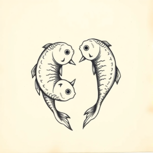 Top View Pisces Tattoo