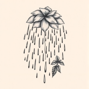 Top View Rain Tattoo