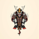 Top View Samurai Tattoo