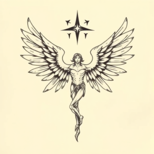 Top View Seraphim Tattoo