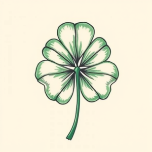 Top View Shamrock Tattoo