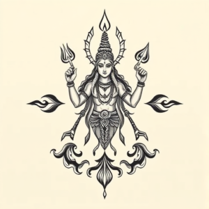 Top View Shiva Tattoo