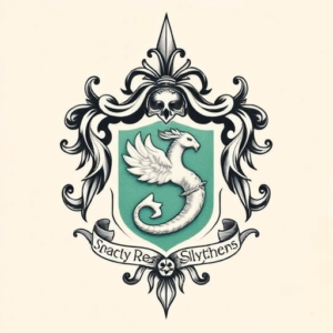 Top View Slytherin Tattoo