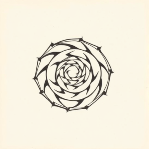 Top View Spiral Tattoo