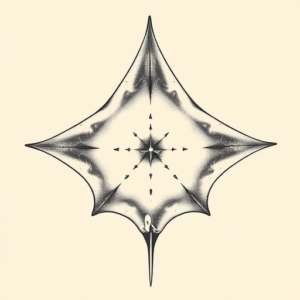 Top View Stingray Tattoo