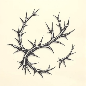 Top View Thorn Tattoo