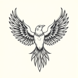 Top View Thunderbird Tattoo