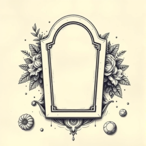 Top View Tombstone Tattoo