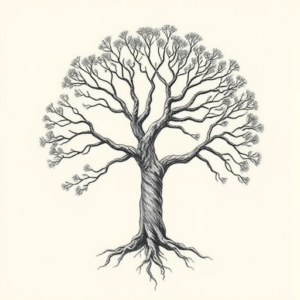 Top View Tree Tattoo