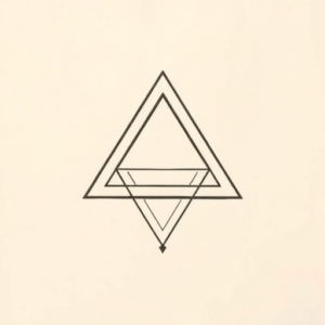 Top View Triangle Tattoo