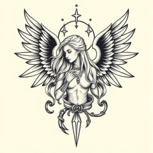 Top View Valkyrie Tattoo