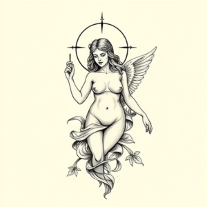 Top View Venus Tattoo