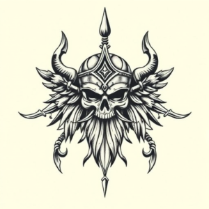 Top View Viking Tattoo