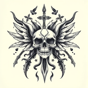 Top View Voodoo Tattoo