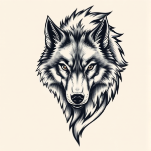 Top View Werewolf Tattoo