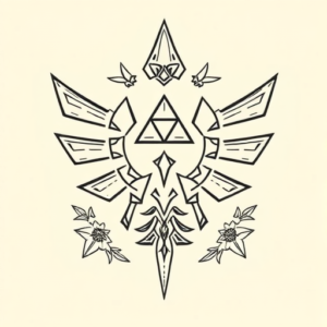 Top View Zelda Tattoo