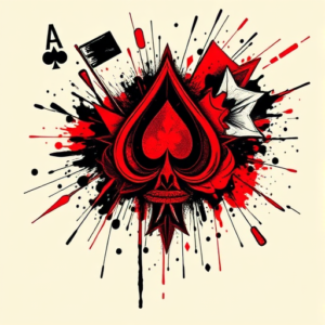 Trash Polka Ace Tattoo