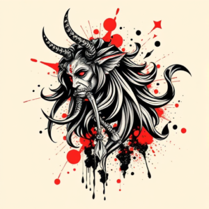 Trash Polka Aquarius Tattoo