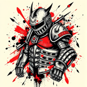 Trash Polka Armor Tattoo