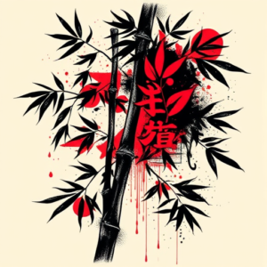 Trash Polka Bamboo Tattoo