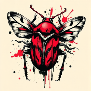 Trash Polka Bug Tattoo