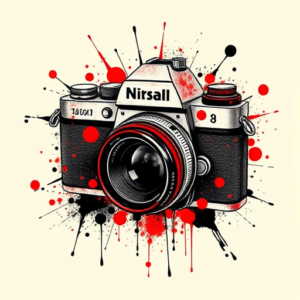Trash Polka Camera Tattoo