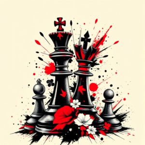 Trash Polka Chess Tattoo