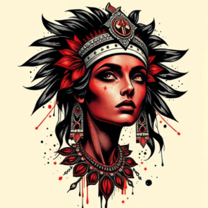 Trash Polka Cleopatra Tattoo