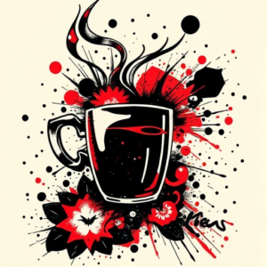 Trash Polka Coffee Tattoo