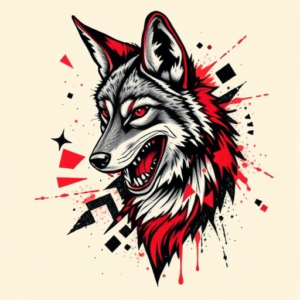 Trash Polka Coyote Tattoo