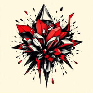 Trash Polka Crystal Tattoo