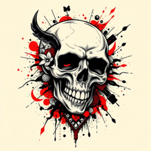 Trash Polka Death Tattoo