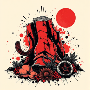 Trash Polka Desert Tattoo