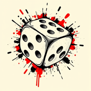 Trash Polka Dice Tattoo