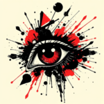 Trash Polka Eye Tattoo