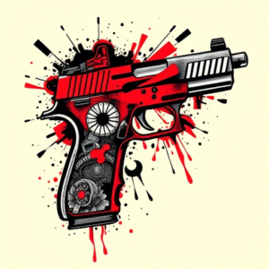 Trash Polka Glock Tattoo