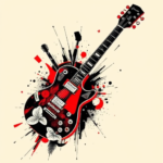 Trash Polka Guitar Tattoo