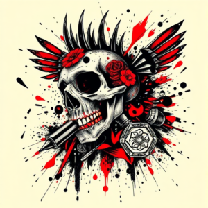 Trash Polka Icarus Tattoo