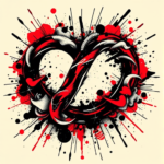 Trash Polka Infinity Tattoo