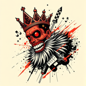 Trash Polka King Tattoo