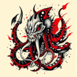 Trash Polka Kraken Tattoo