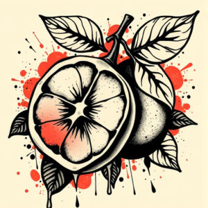 Trash Polka Lemon Tattoo