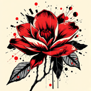 Trash Polka Magnolia Tattoo