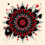 Trash Polka Mandala Tattoo