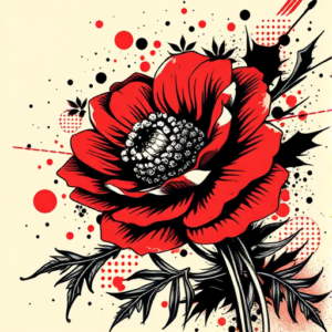 Trash Polka Marigold Tattoo