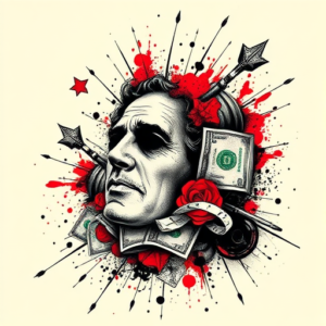 Trash Polka Money Tattoo