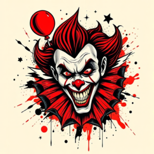 Trash Polka Pennywise Tattoo