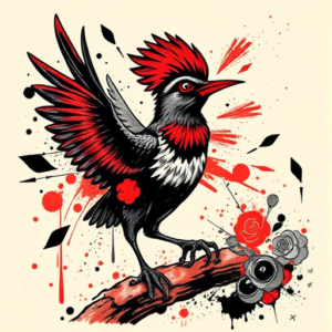 Trash Polka Roadrunner Tattoo