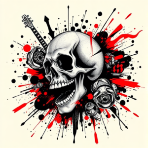 Trash Polka Rockstar Tattoo